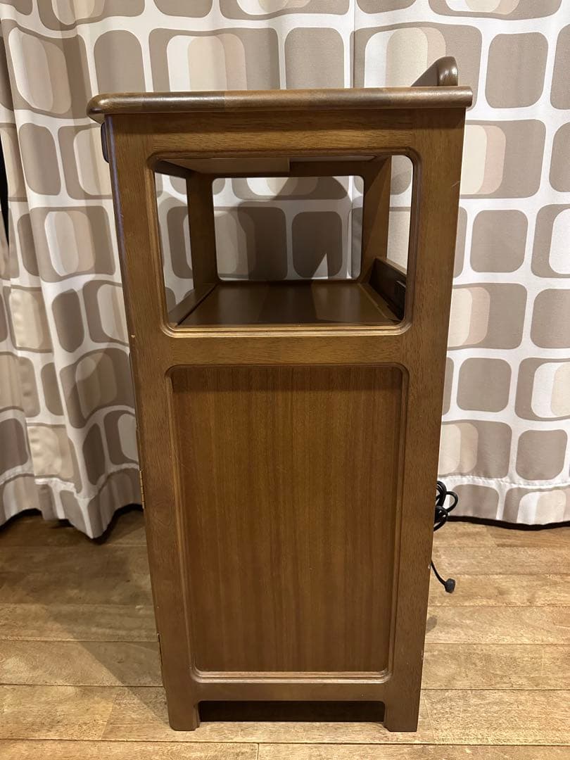 極美品 karimoku カリモク 電話台 FAX台 キャビネット