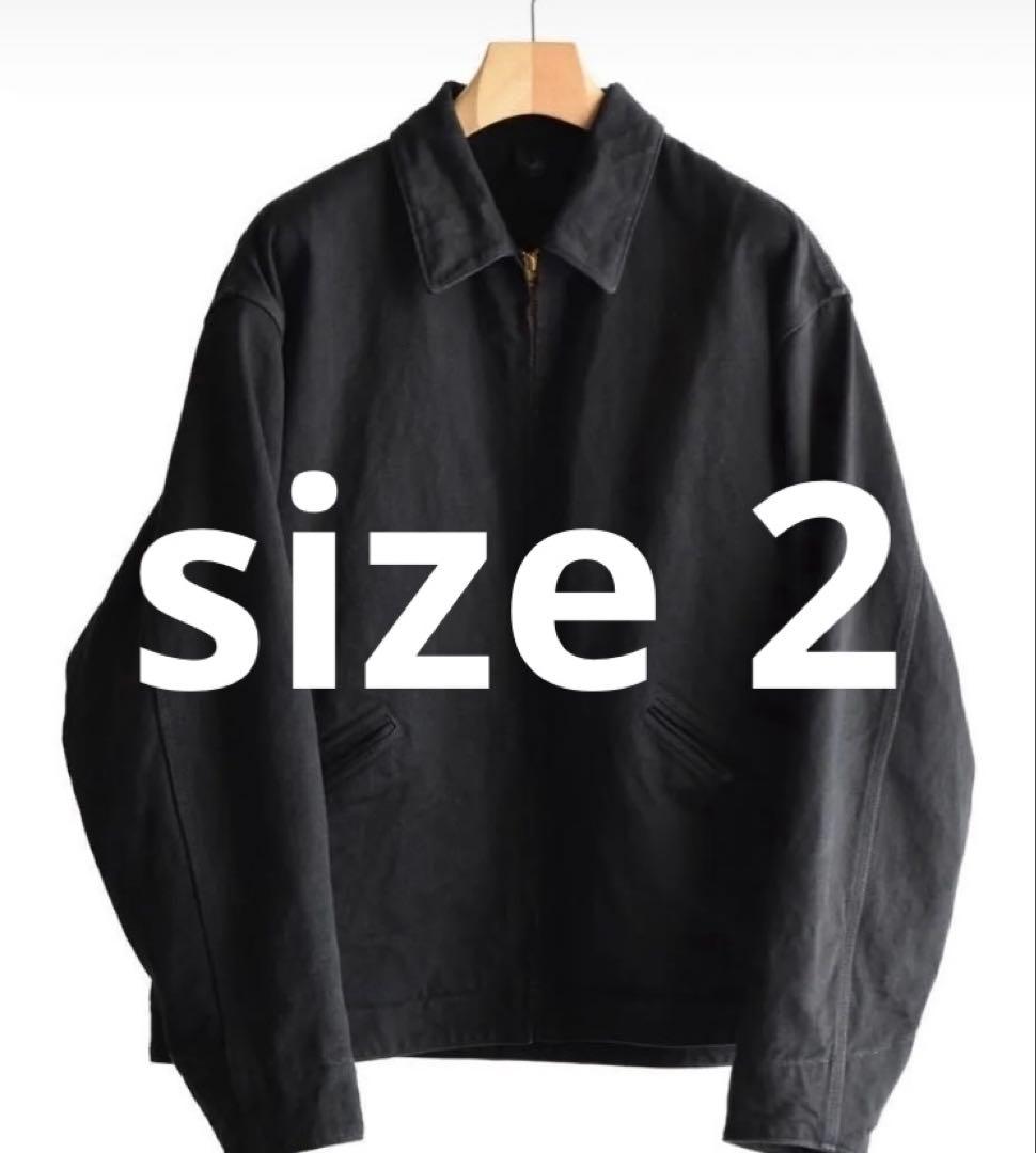 ジャケット・アウター comoli 26ss black denim zip short jacket