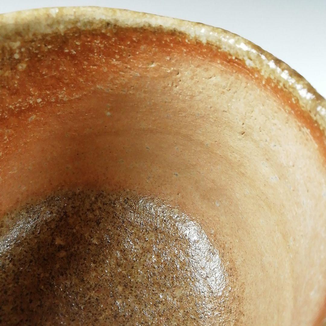 Ｔ１５８　茶碗　『信楽焼』『筒茶碗』『谷清右ェ門造』　共箱　抹茶碗　茶道具