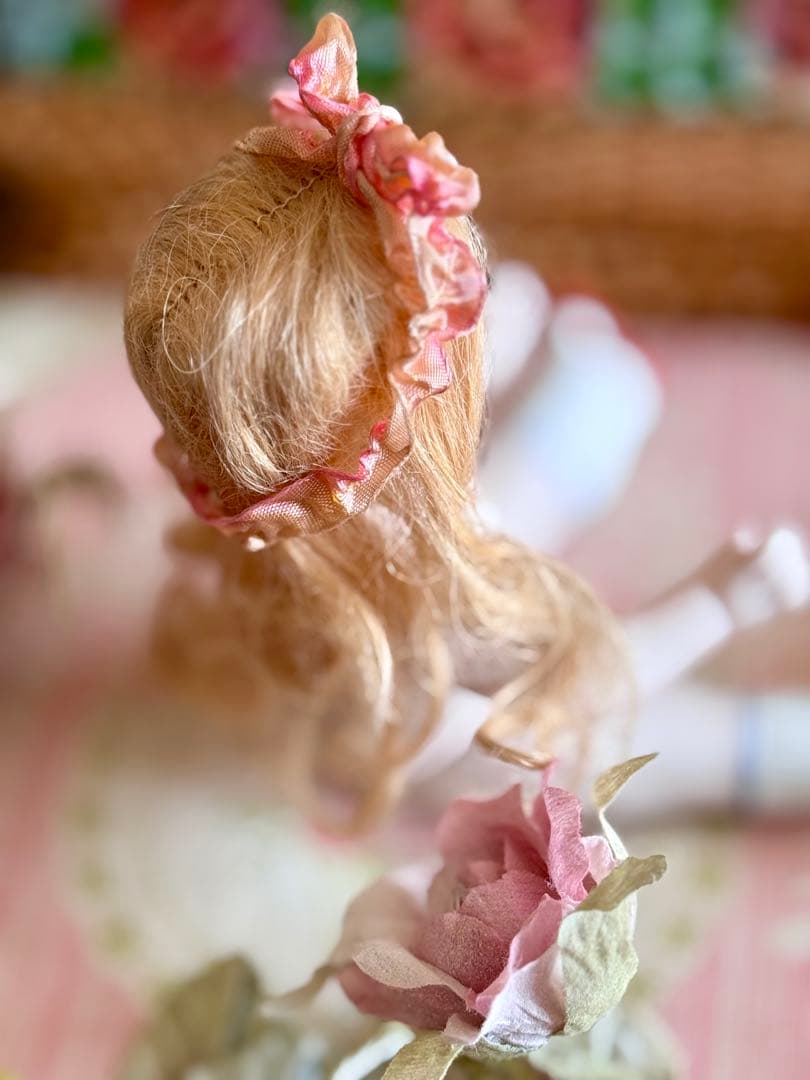 アンティーク　ミニョネット　ドール　オールビスク