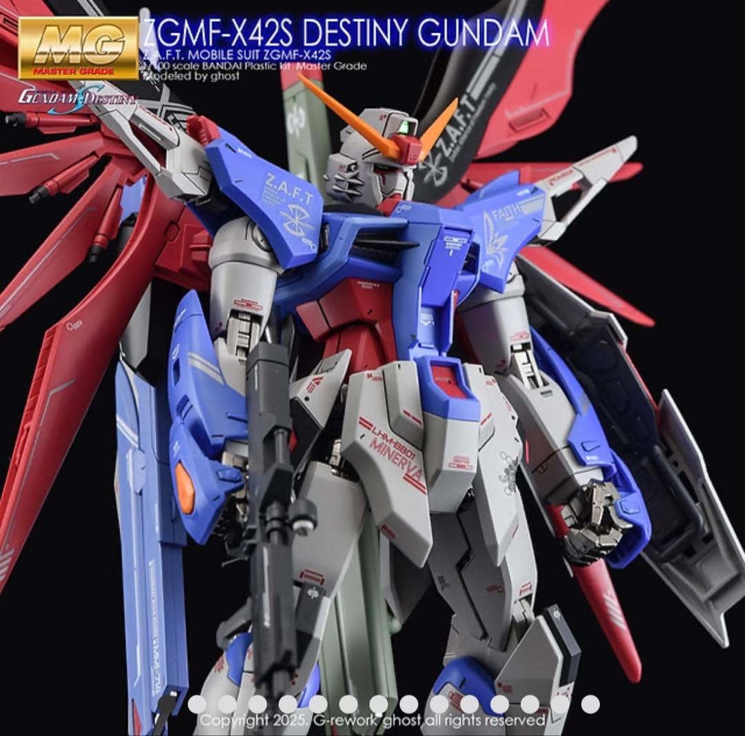 新作 G-rework デカール MGディスティニーガンダム 機動戦士ガンダム