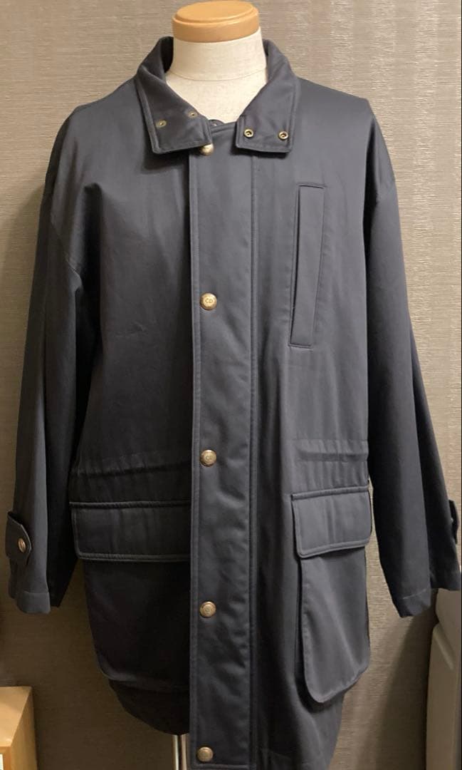 DIOR ライトジャケット コート クリスチャンディオール ネイビー 古着