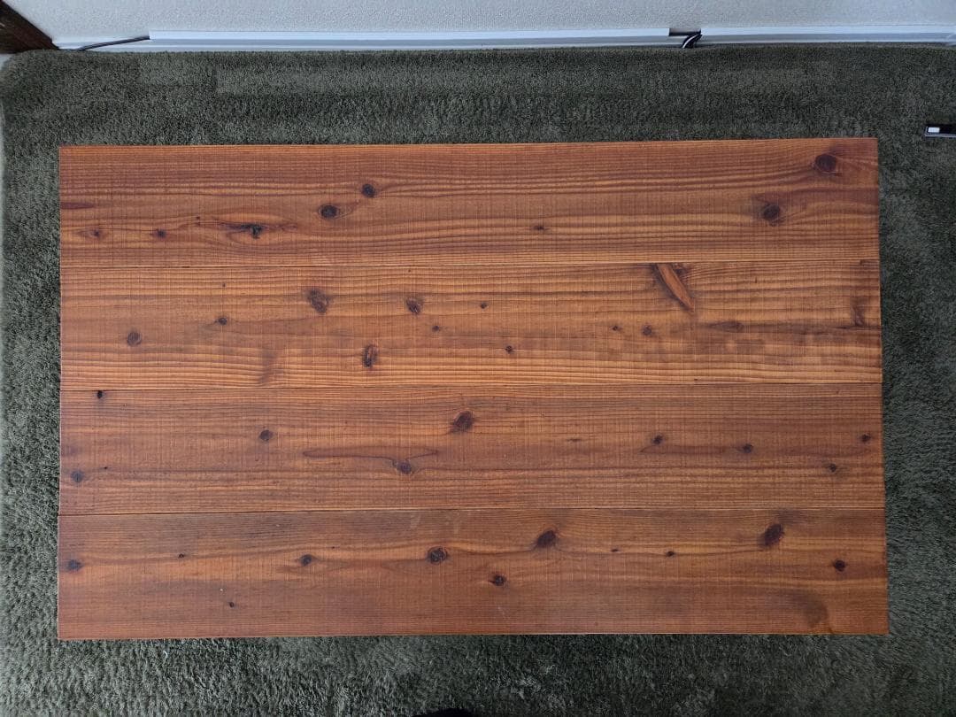 無垢×アイアン　こたつローテーブル