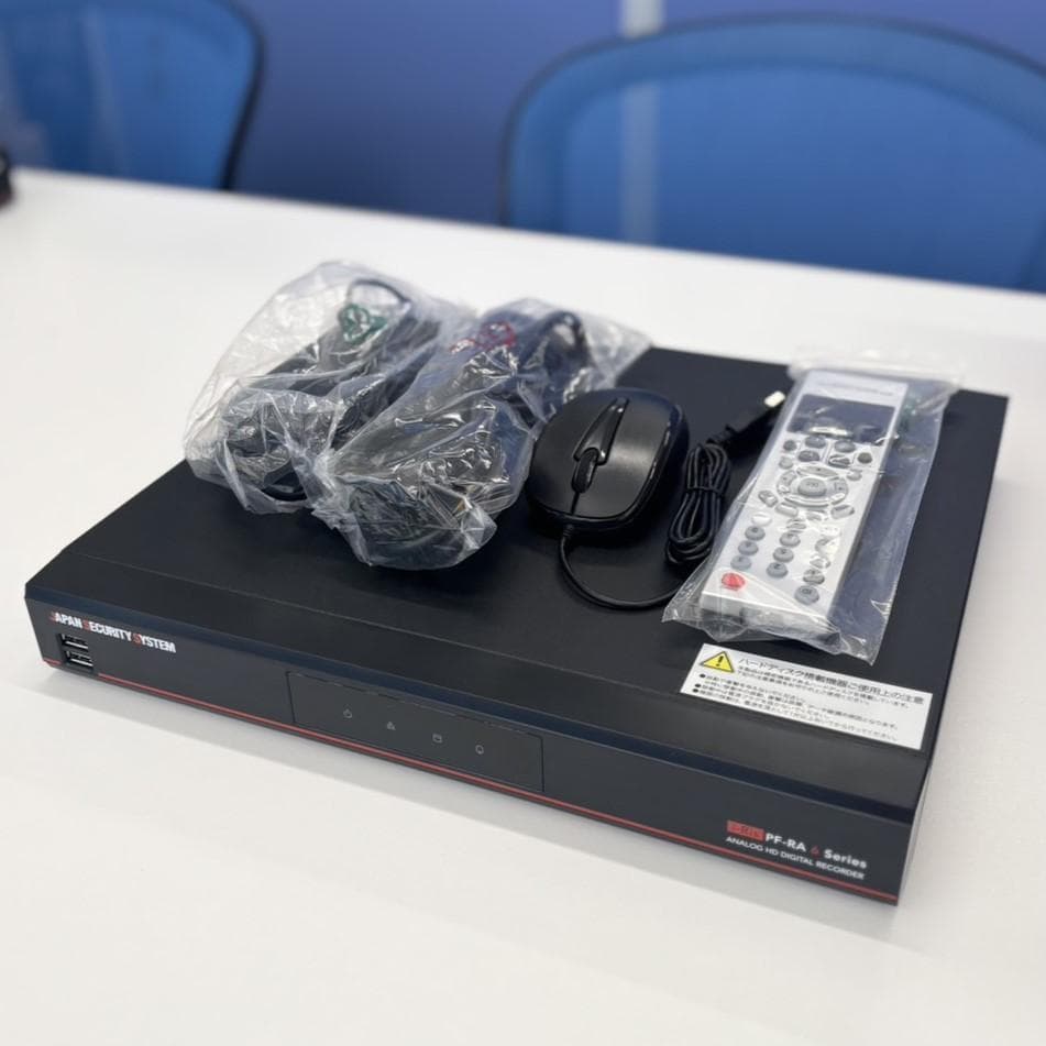日本防犯システム デジタルレコーダ PF-RA6016 防犯カメラレコーダー
