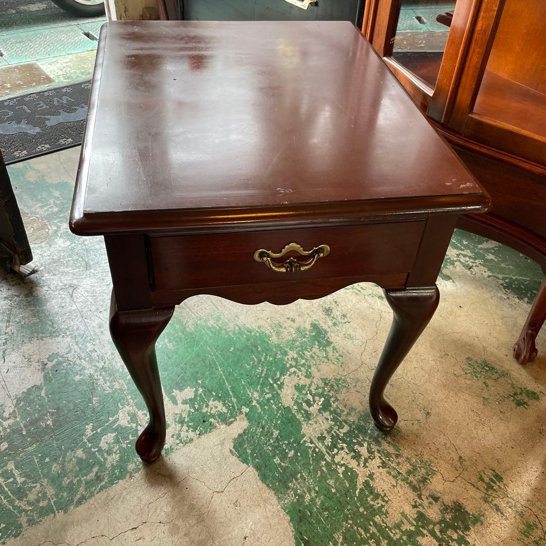 アメリカ家具，thomusvilleアンティーク サイドテーブル引き出し付き