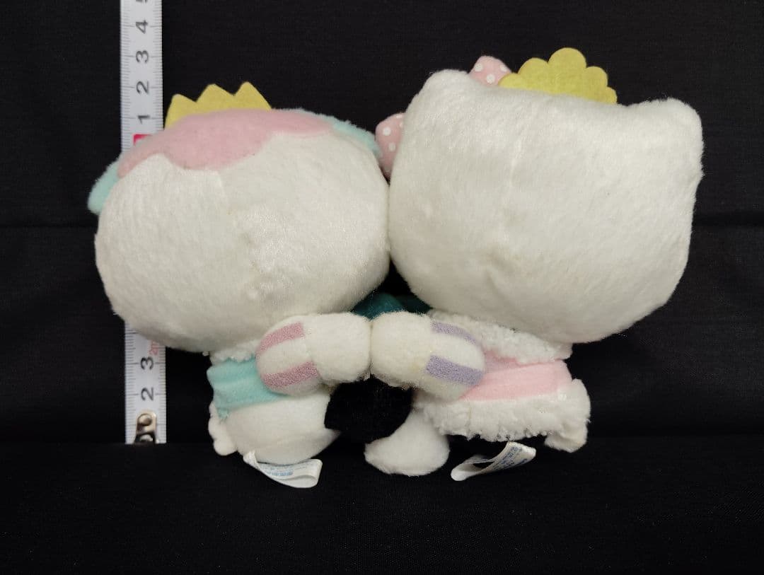 ハローキティ　okadamomo　コラボ　マスコット　ぬいぐるみ　レア　キティ