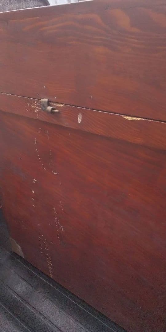 木製シンプル箱型収納