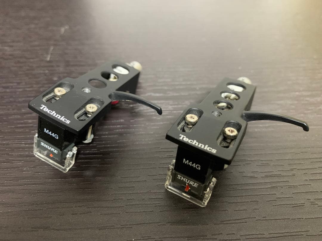 SHURE M44G カートリッジ Technics ヘッドシェル 2個セット