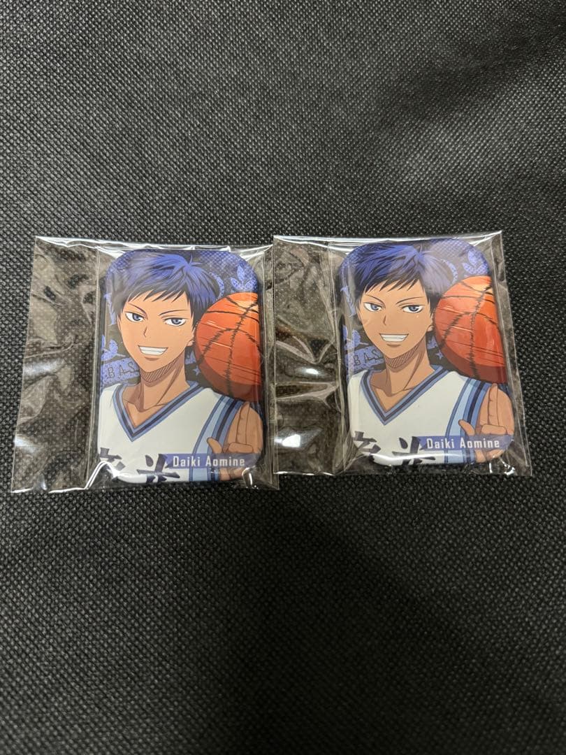 黒バス　まるかく缶バッジ　帝光　青峰