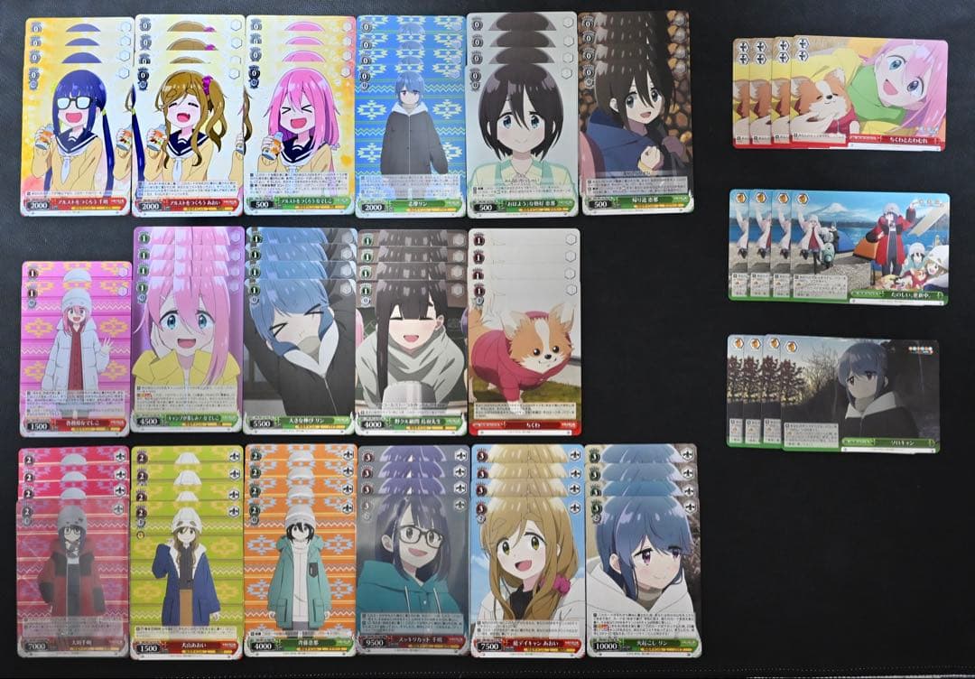 ヴァイスシュヴァルツ ゆるキャン△ デッキ＋パーツまとめ売り 大量セット