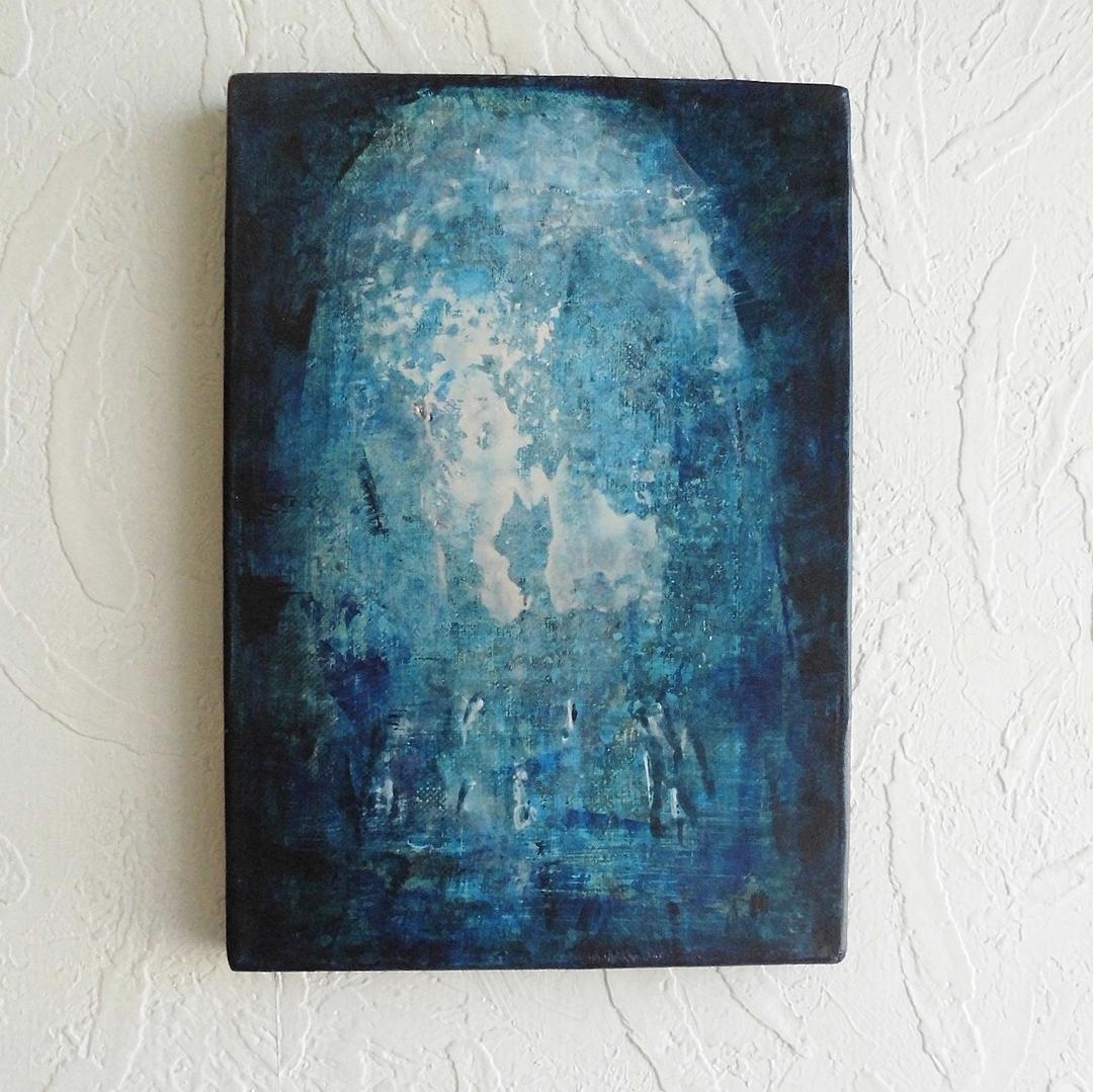 ほうじつ作 / POISON 21 アクリル画　SM号 22.7x15.8cm