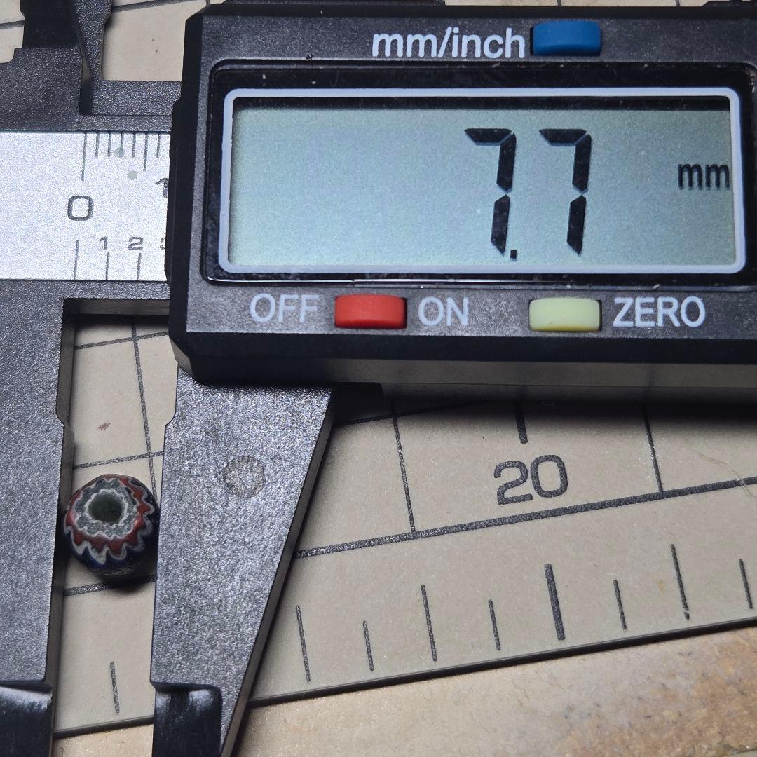 小粒　7層シェブロンビーズ　goro's等のカスタムに　10