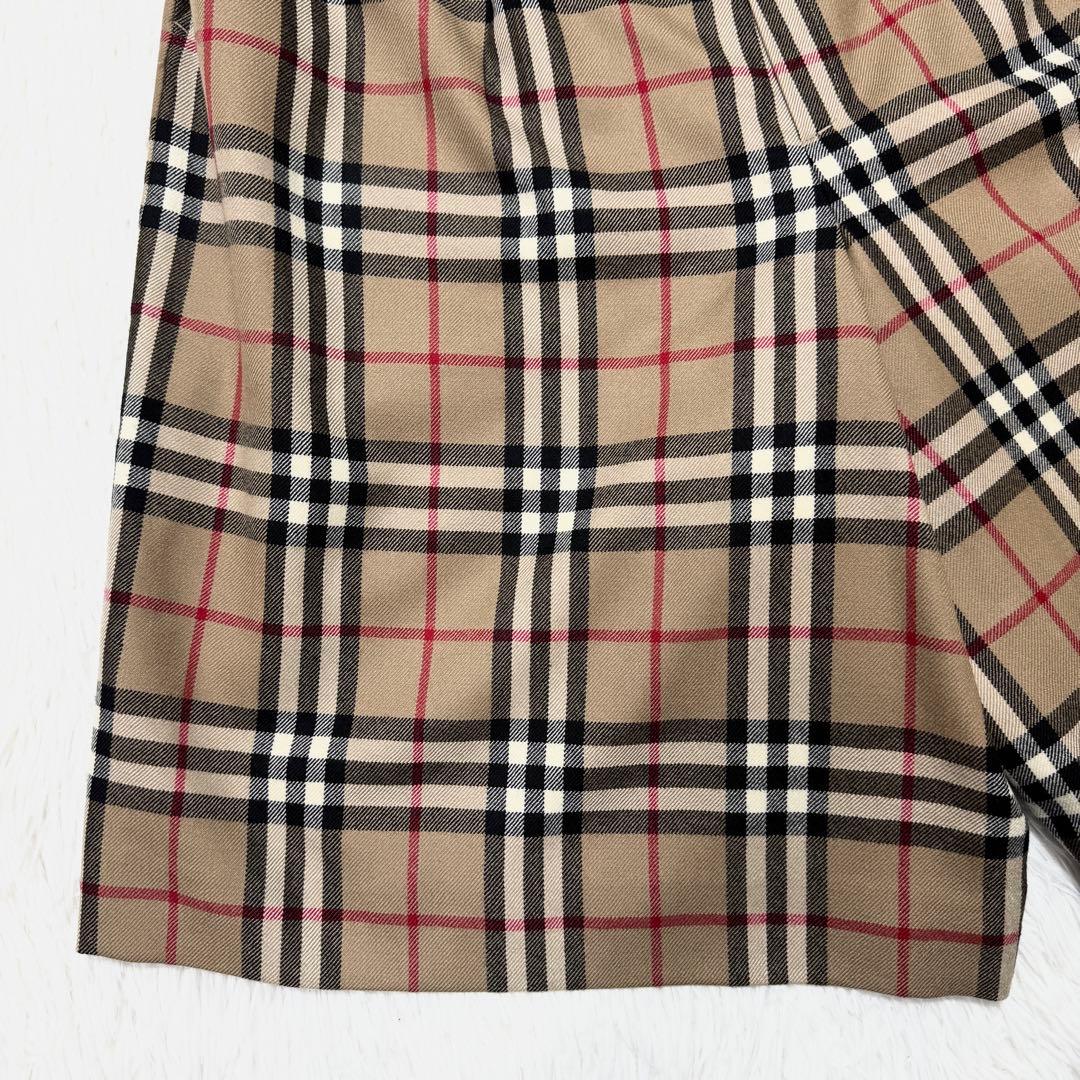 burberrys ノバチェック キュロット ハーフパンツ 撥水加工 キャメル
