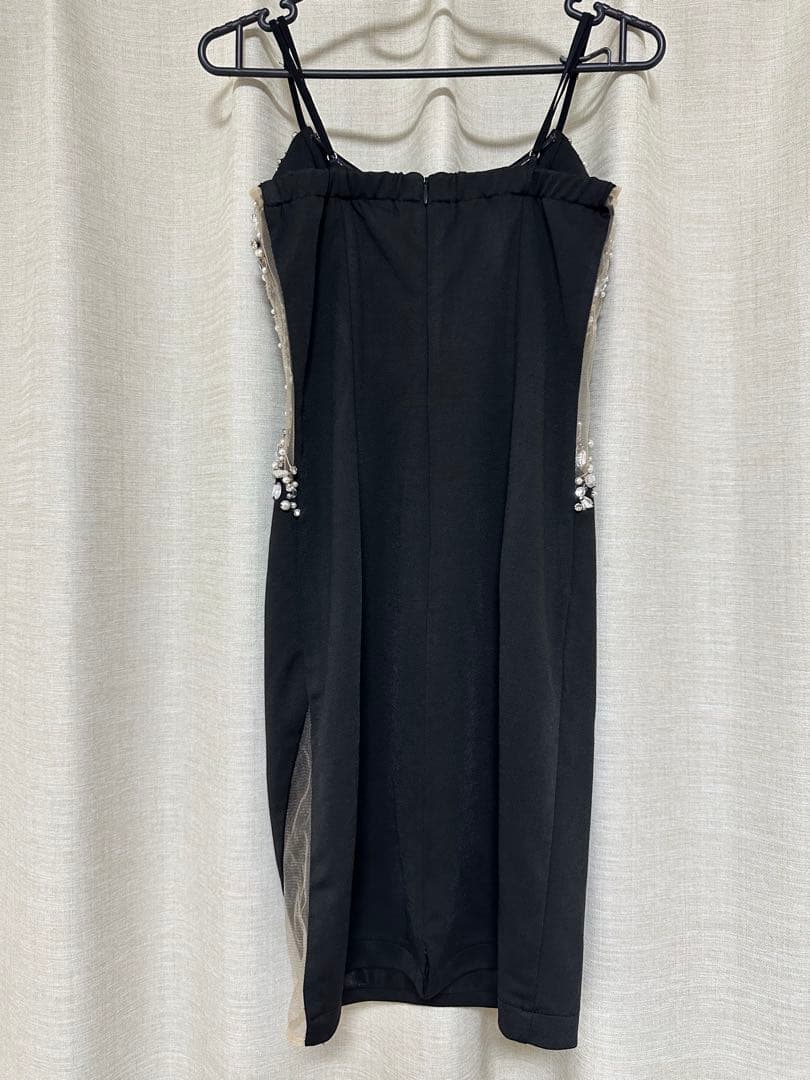 ビジュー装飾 ブラックドレス Jewels