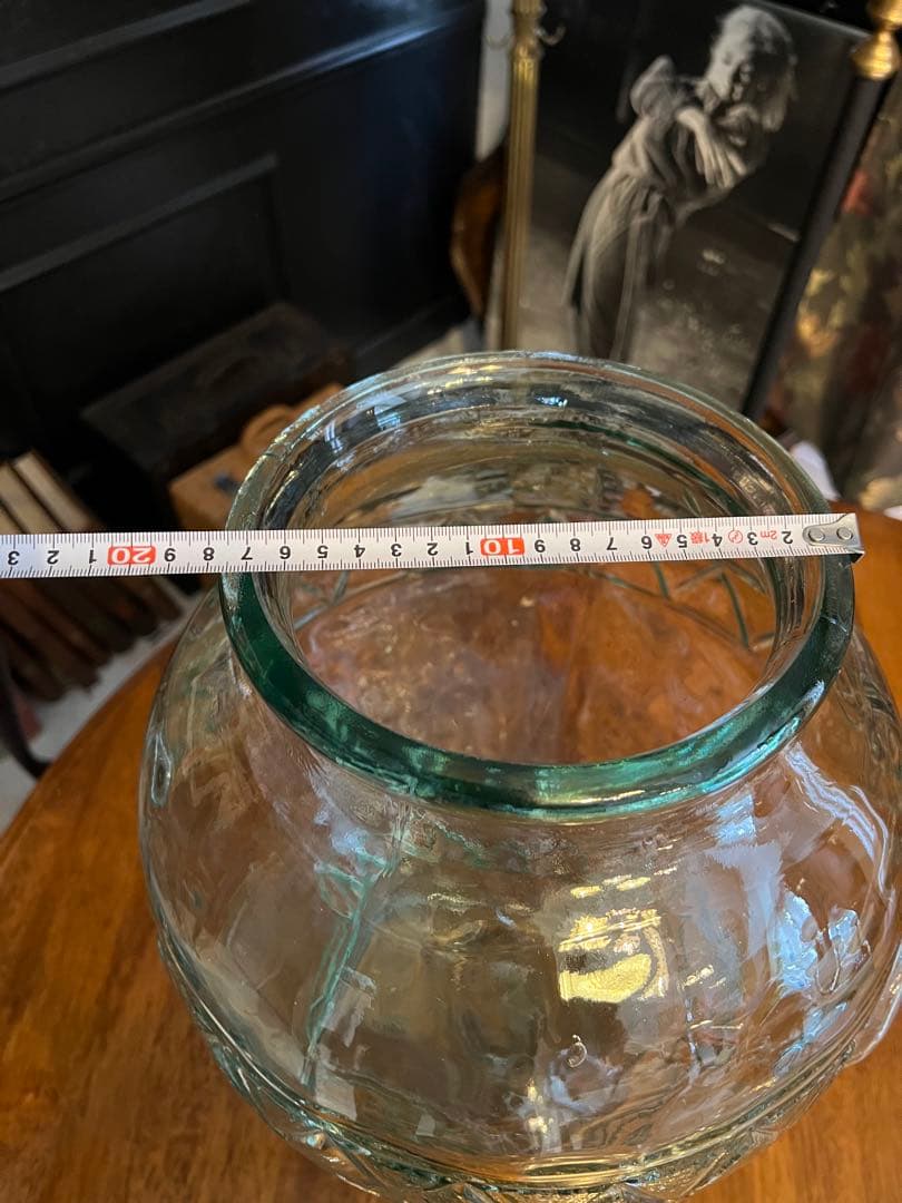 SHUKI イタリア製 特大ガラス フラワーベース花瓶