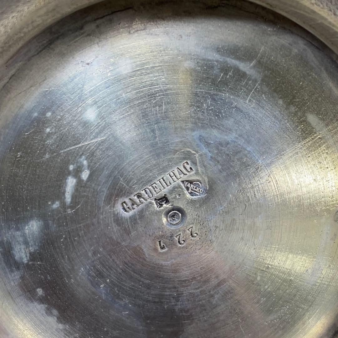 専用カルディヤック極上彫金純銀ミネルヴァホールマークポットセット1830gチコニ