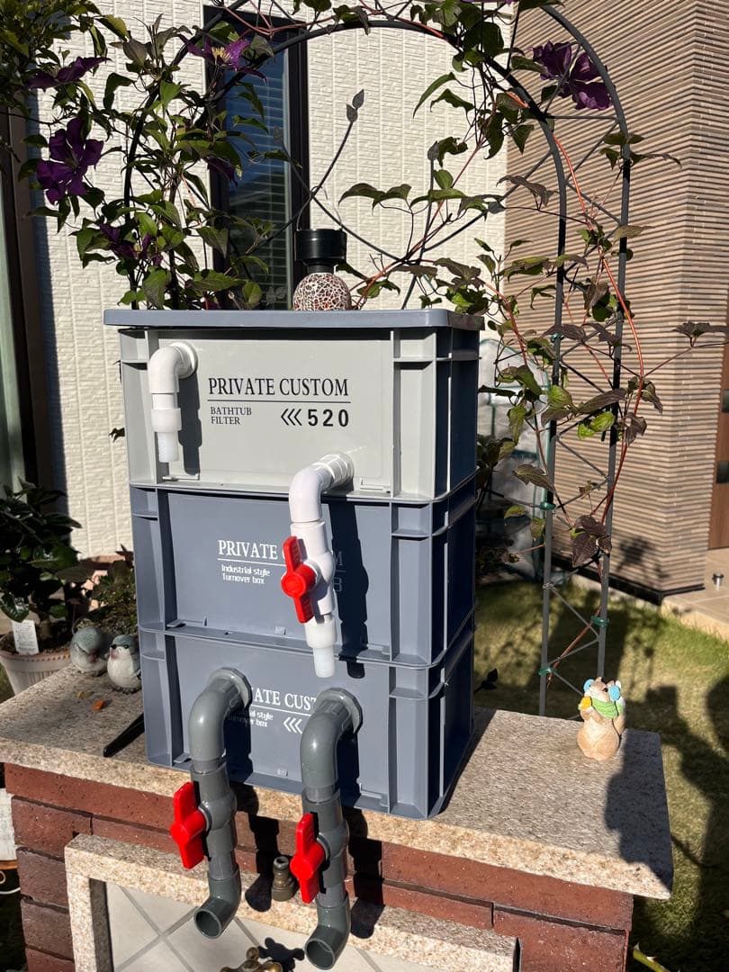 25w水中ポンプ付き　沈殿物理生物一体型濾過槽　アクアリウム外部式水槽濾過装置器