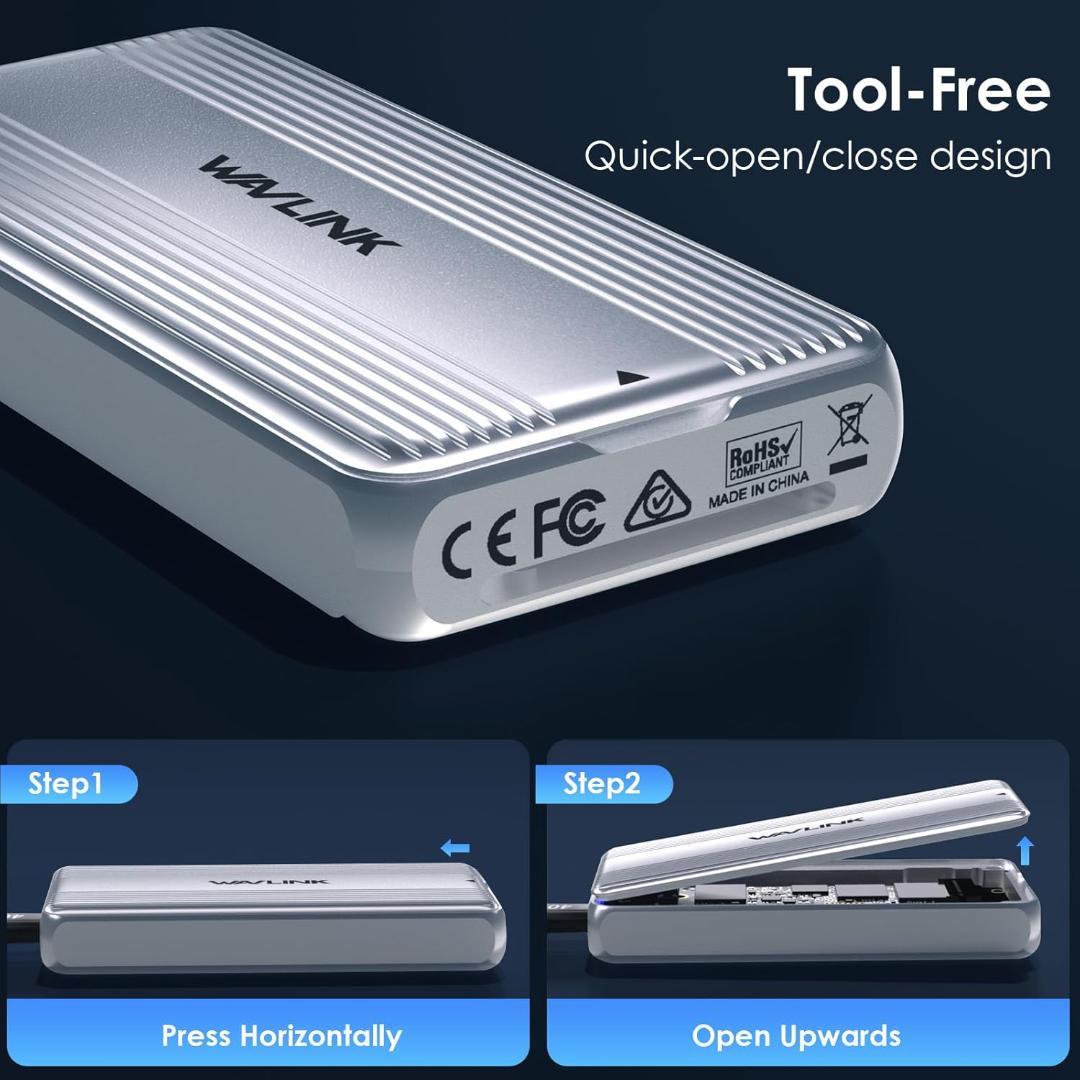 WAVLINK WL-ST406C ＆ 40Gbps対応ケーブル1m セット