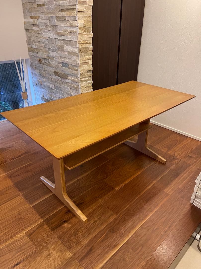 無印良品　ダイニングテーブル ナチュラル シンプル リビングテーブル　完成品