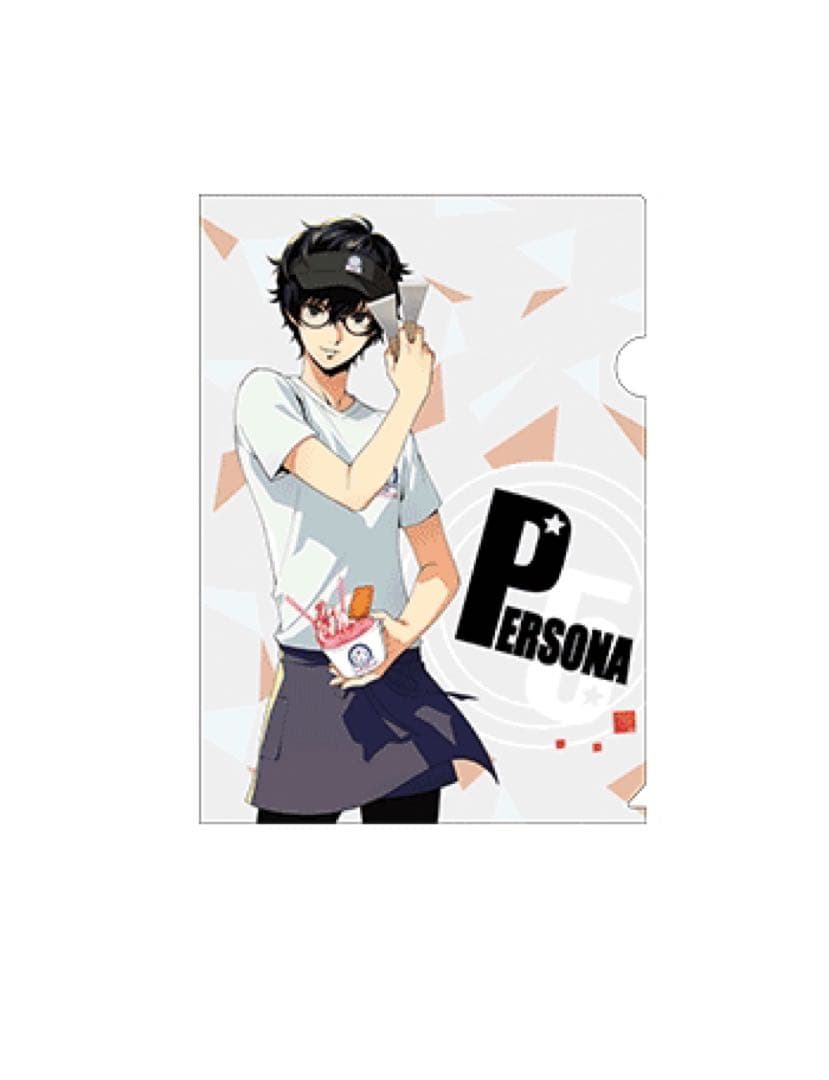 ペルソナ 25th ロールアイスコラボ 限定 クリアファイル ジョーカー 雨宮蓮