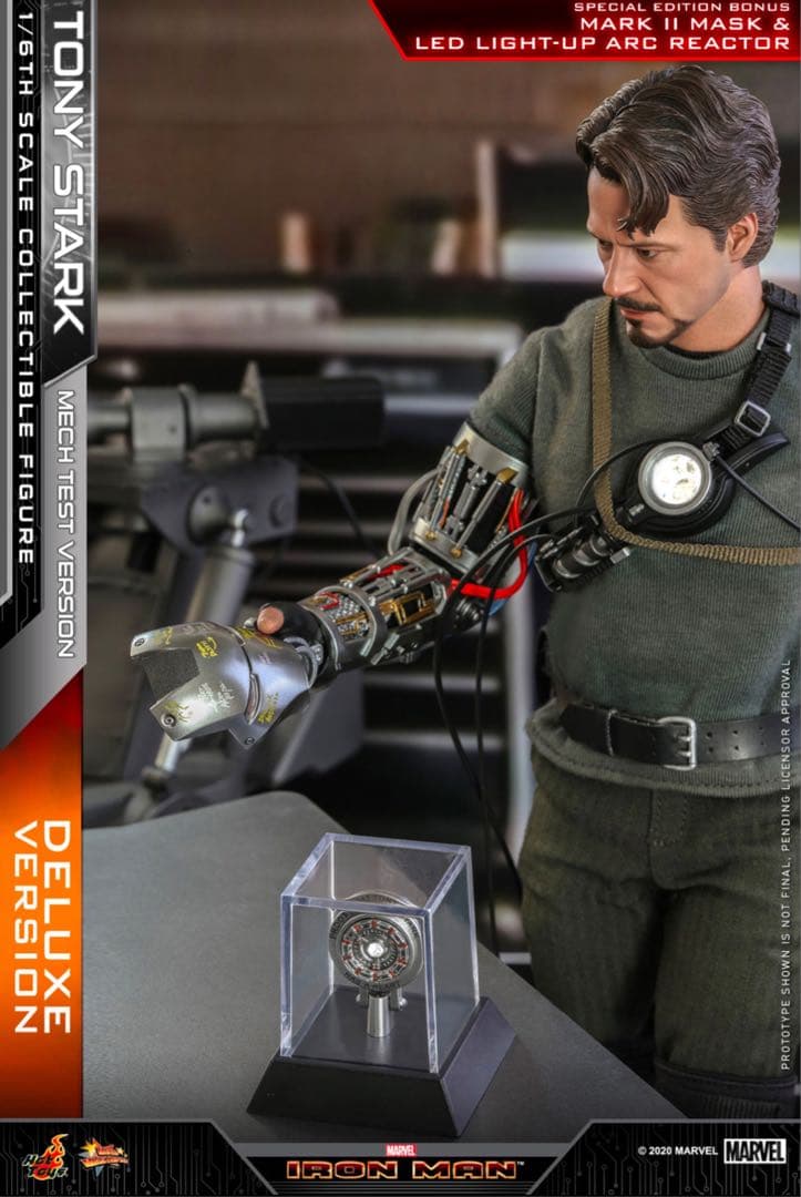 【じゃくさ】ホットトイズ　トニー・スターク　メカテスト版2.0　デラックス