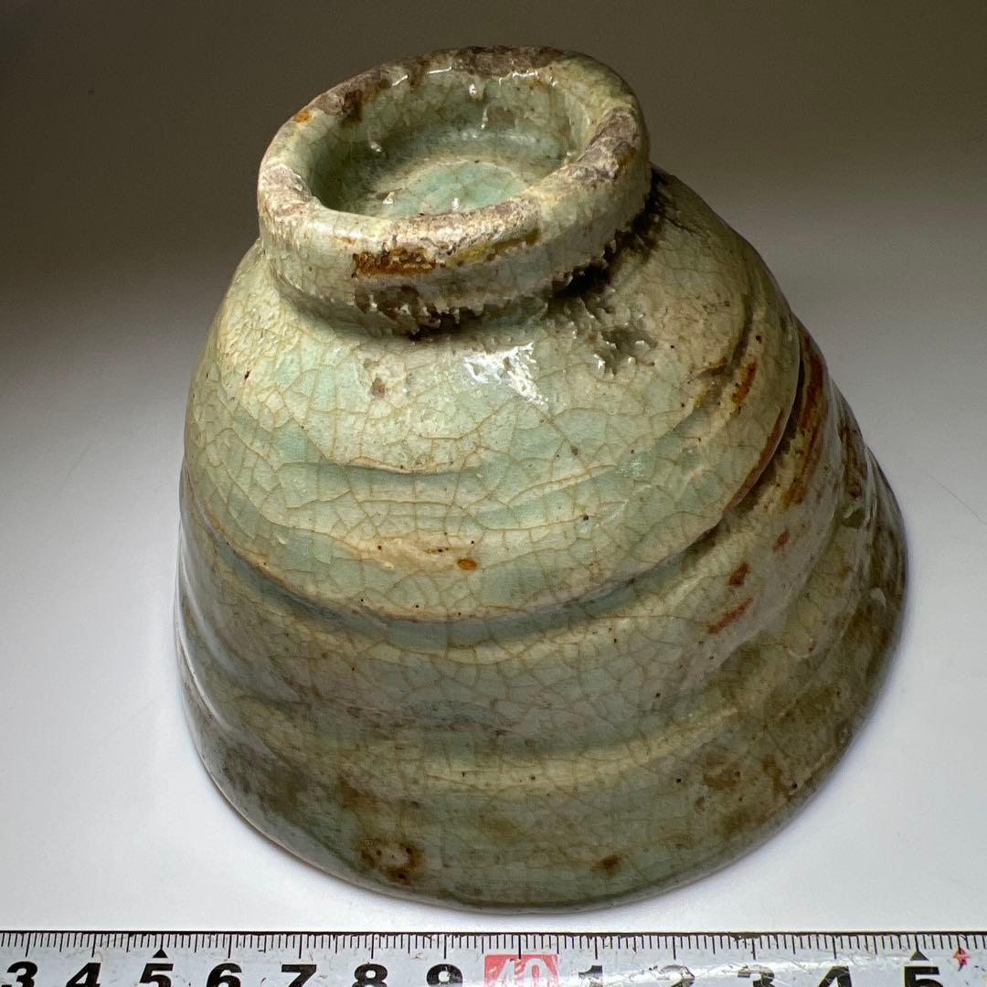 中国明時代　七官青磁鉢　口径約12.5㎝　東Y7-0808⭐︎2Fタルチ