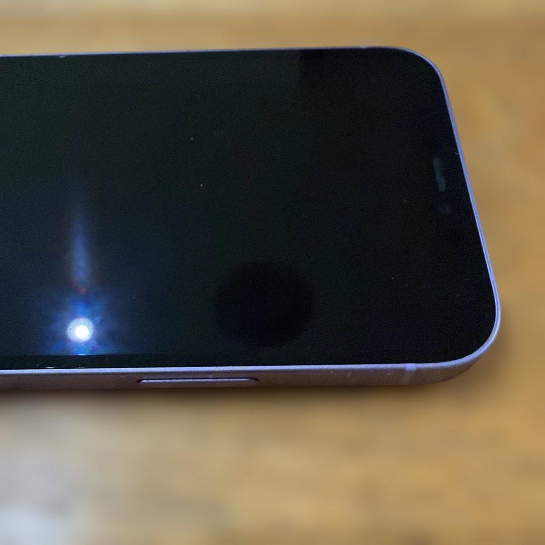 iPhone12 64GB パープル SIMロック解除 極美品 バッテリー77%