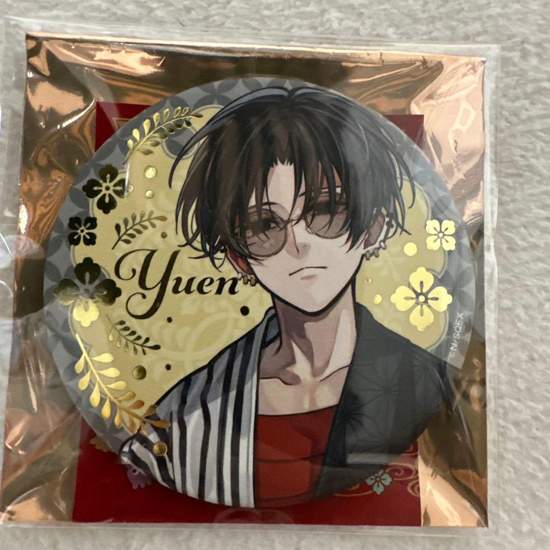 東京エイリアンズ　憂炎　推し旅　箔押し缶バッジ