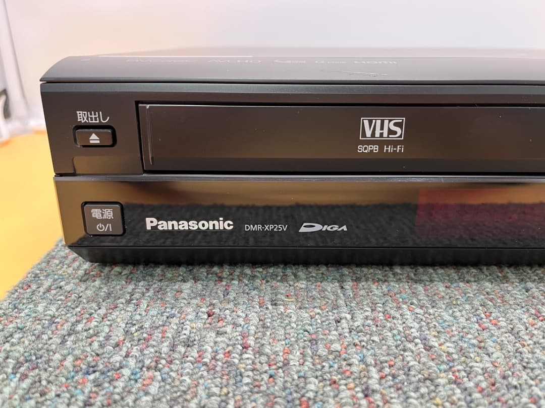 Panasonic　VHS一体型DVDレコーダー　DMR-XP25V　f722
