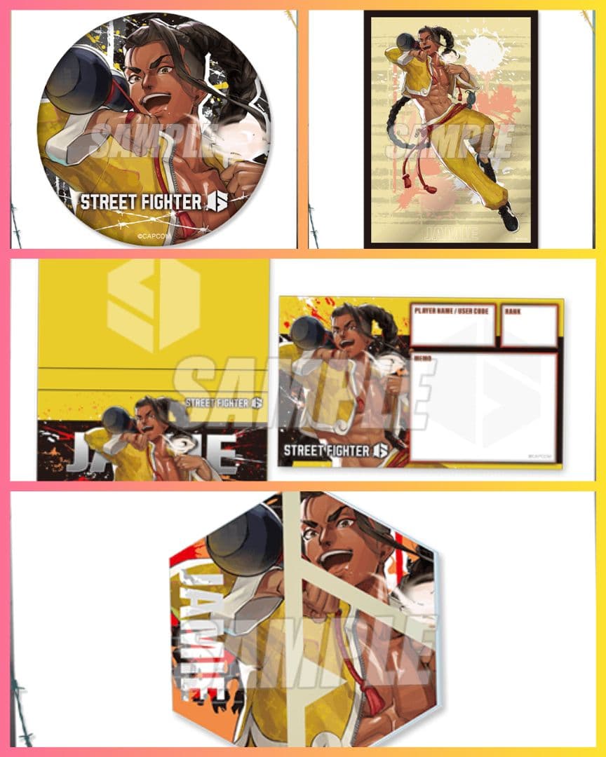 わ*こ様 ストリートファイター 6 カプくじ パブミラー キーホルダー メモ帳