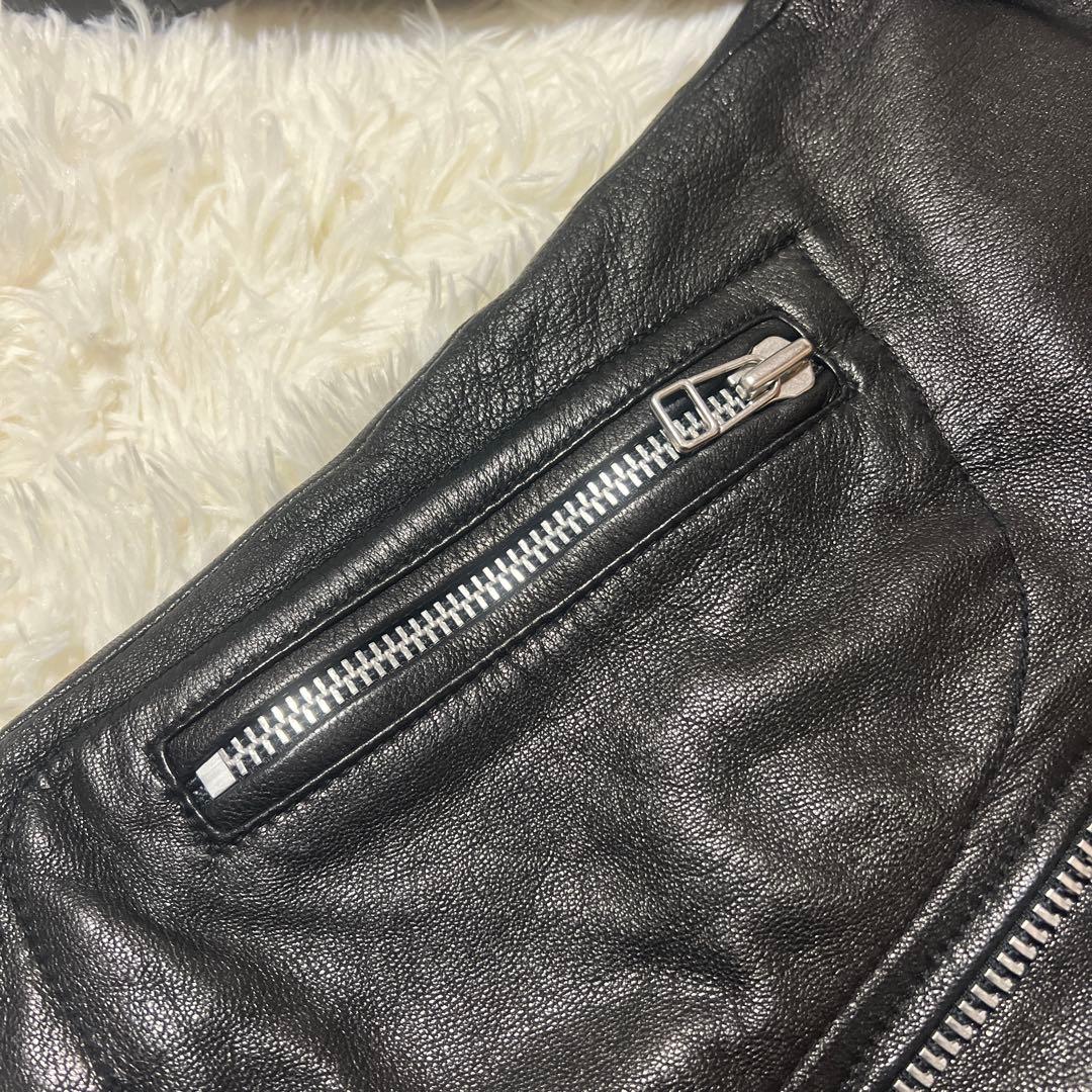 ヴァンキッシュ ライダースジャケット S 山羊革10thAnniversary