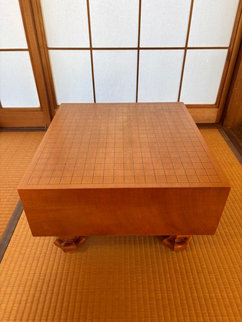 本榧5寸碁盤　揮毫入り