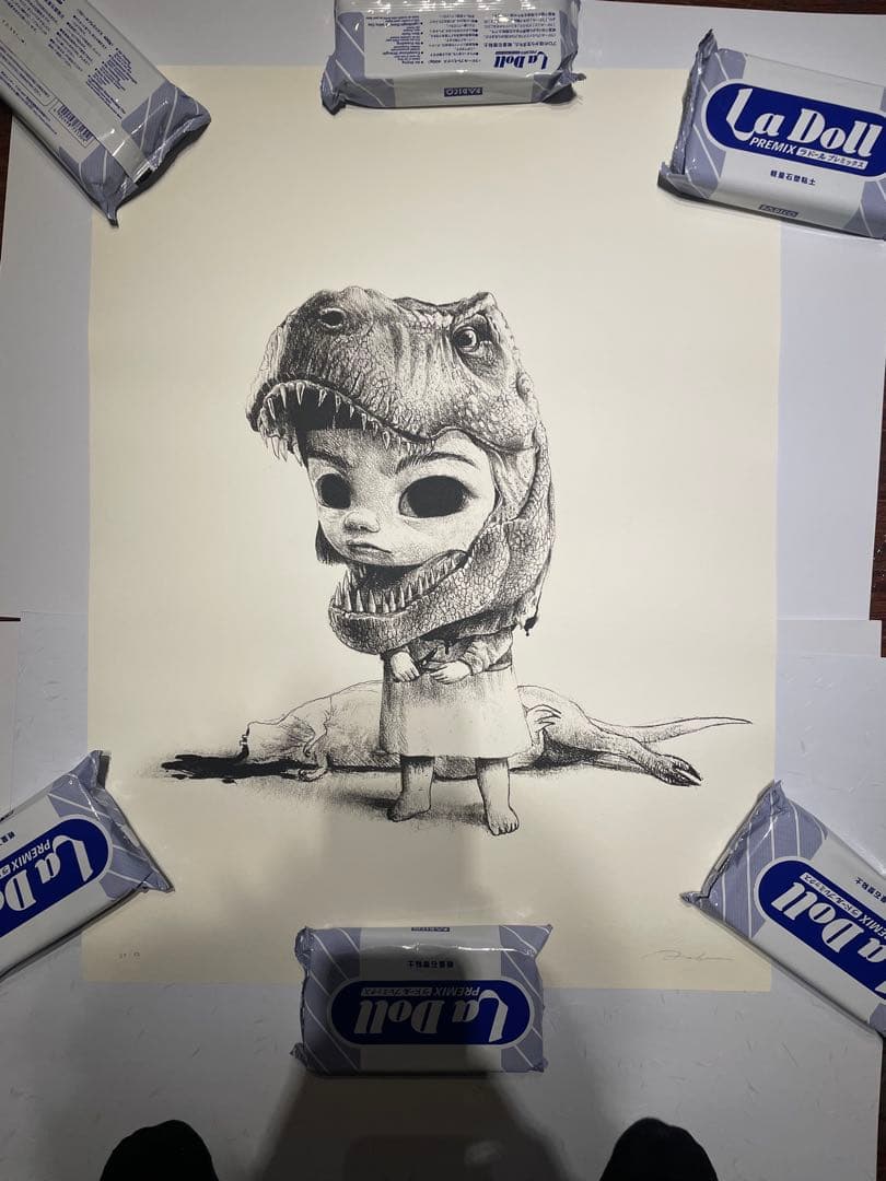 真作　Roby Dwi Antono「Ranger Merah」サイン入り　完売