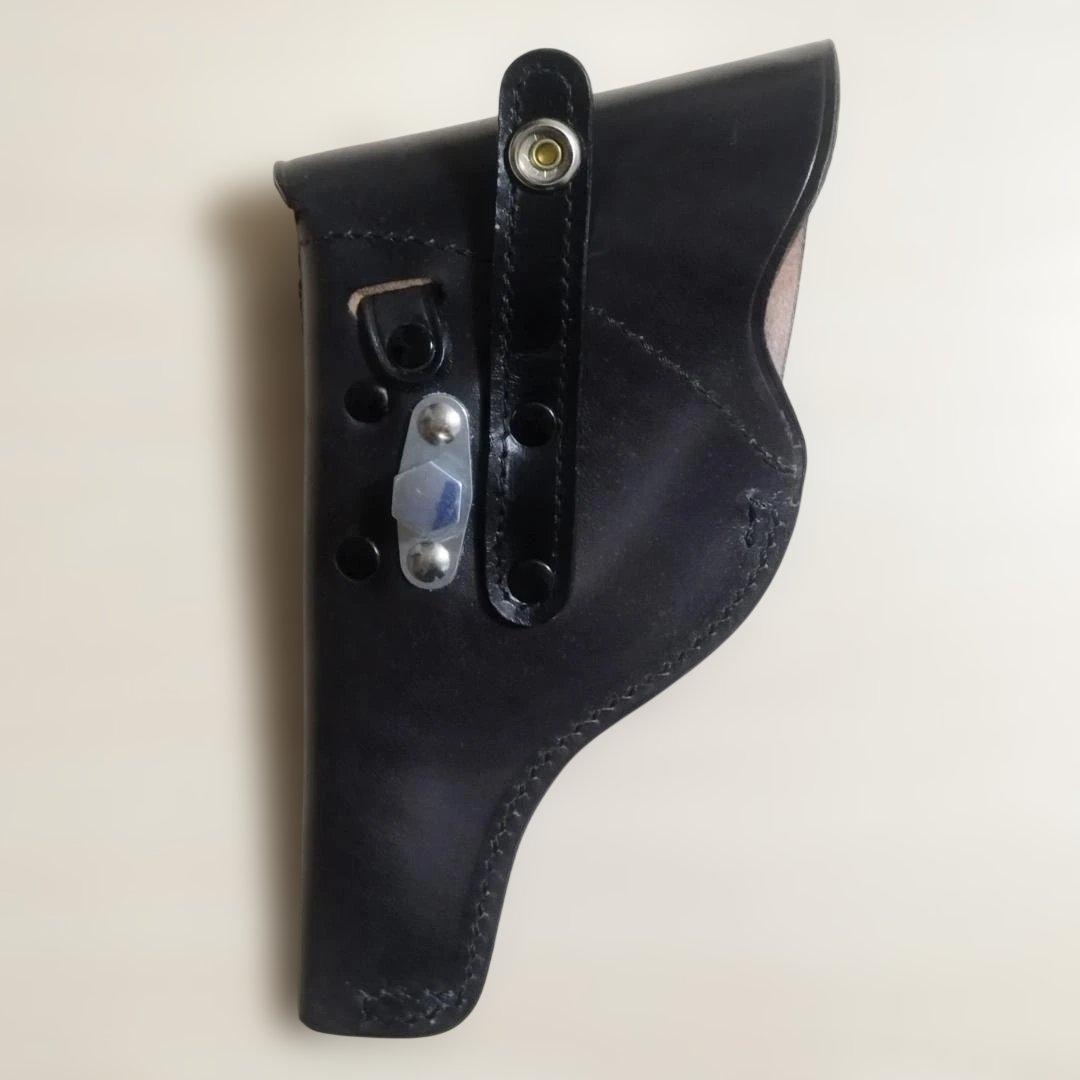 ニューナンブ 3インチ用 本革製ホルスター 分離型 制服用