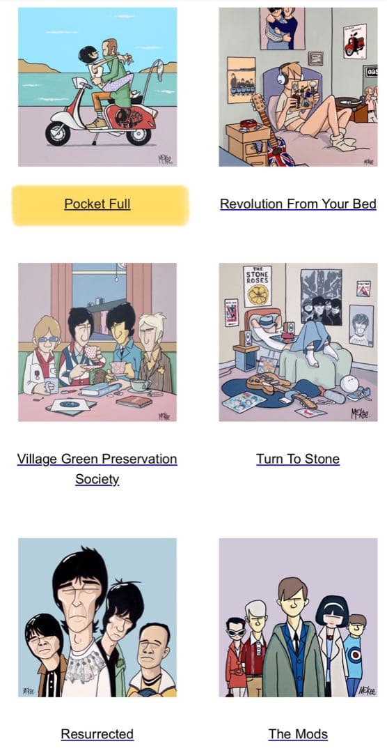 アート　PRETTY GREEN Prints 「Pocket Full」