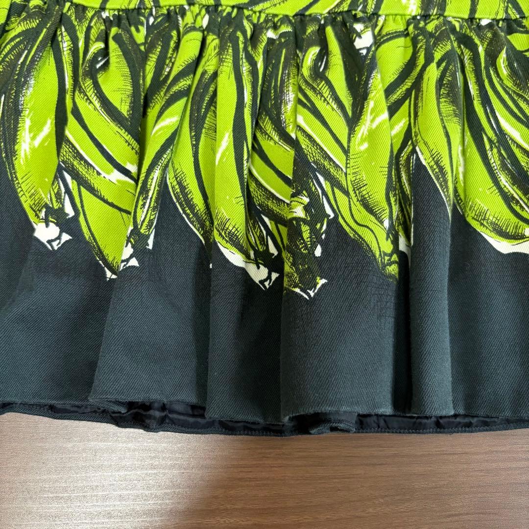 美品　PRADA バナナ柄スカート