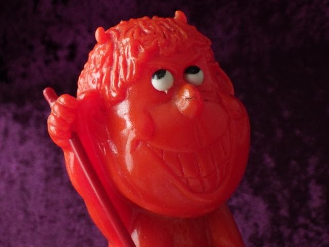 【限定値下】レア【1971年】レッドデビル アメリカ製 メッセージドール