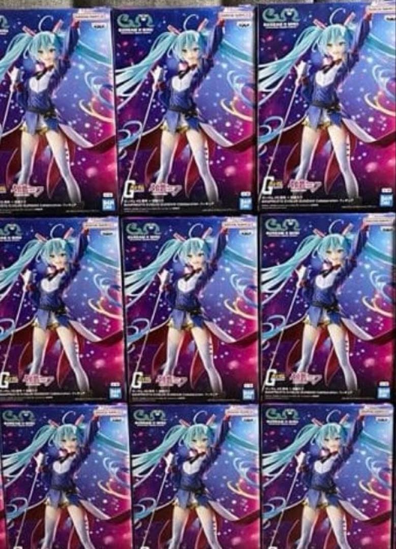 ガンダム45周年×初音ミク BANPRESTO EVOLVE　フィギュア　9個