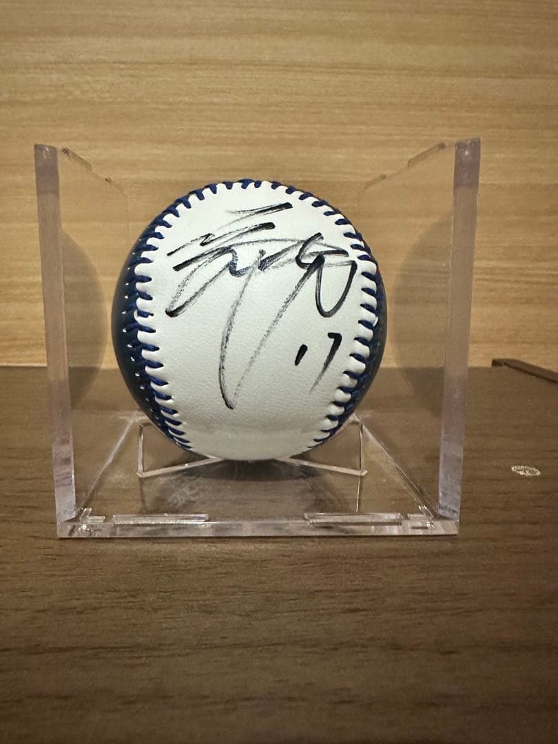 大谷翔平 直筆サインボール 球団ロゴ