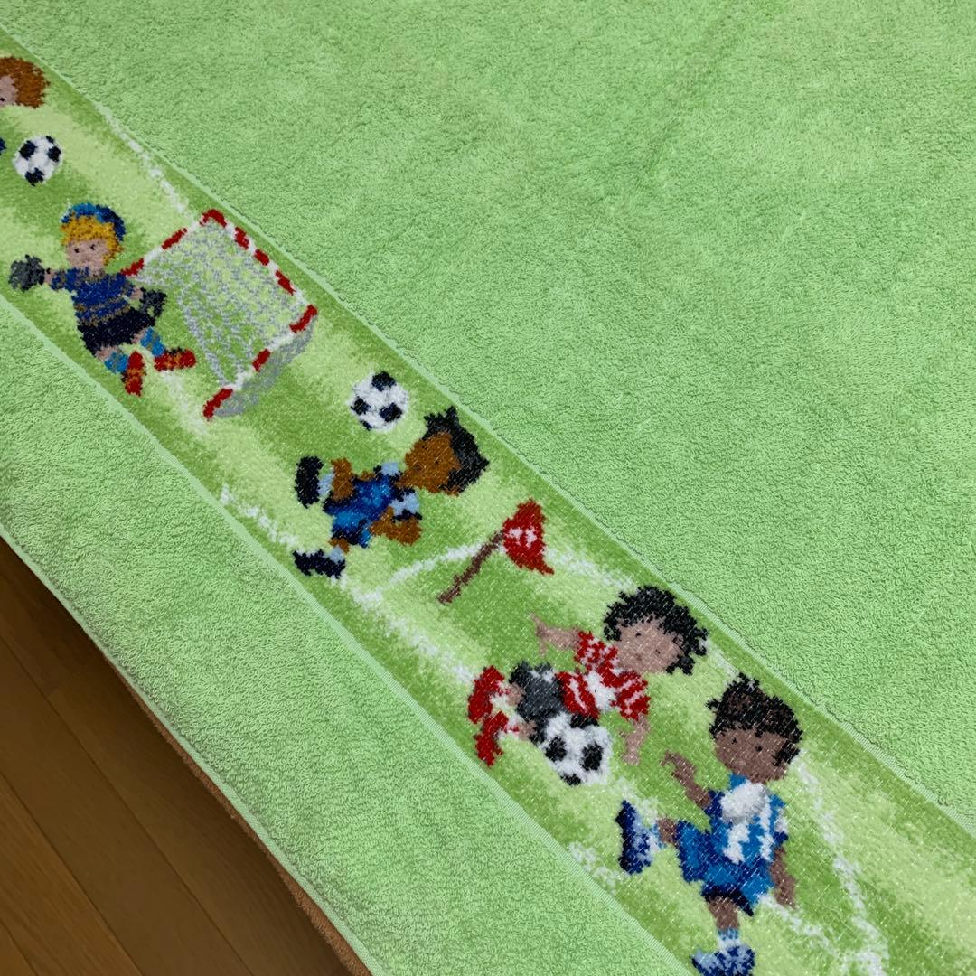 Feiler フェイラー　サッカー柄　バスタオル