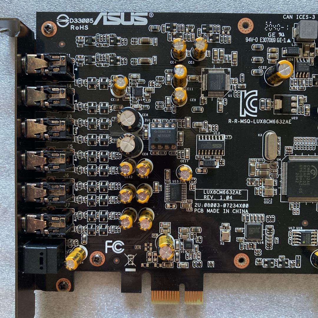 中古 本体のみ ASUS XONAR AE ゲーミングサウンドカード