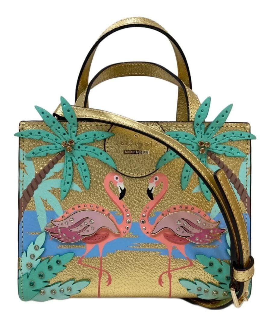 レア　Kate Spade　フラミンゴ　ミニ　バッグ