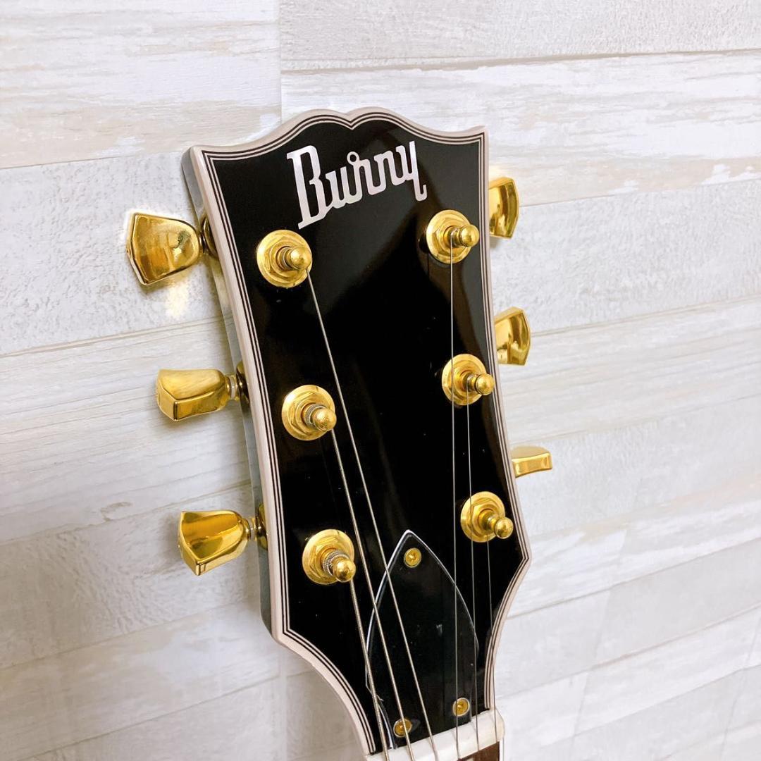 Burny レスポールカスタム エレキギター ブラック 2023年製 美品