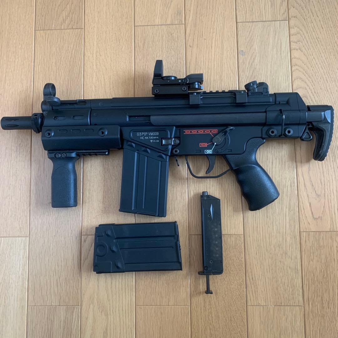 東京マルイ、ハイサイクルG3.レッド、グリーン切替ドットサイト付、バッテリー付き