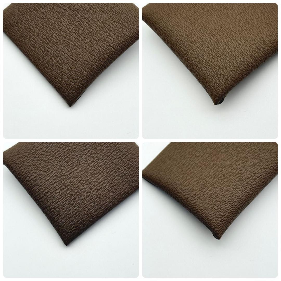 新品 HERMES バスティア ケース エトゥープ シェーブル 小銭入れ