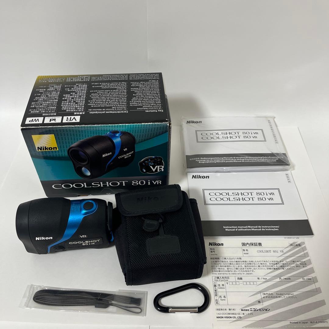 Nikon COOLSHOT 80i VR ゴルフ用距離計　美品