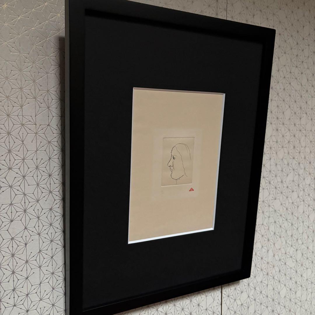 有元利夫　ノートブック1985　額装済み　銅版画