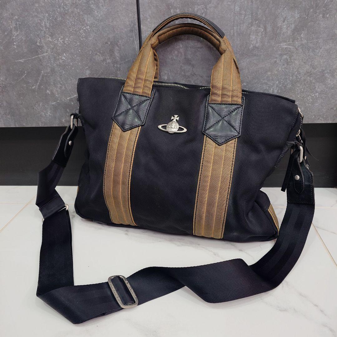 ヴィヴィアンウエストウッド ビジネスバッグ ショルダー ブリーフケース ブラック