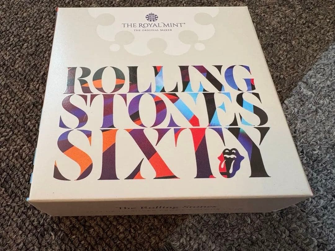 2022 ローリング・ストーンズ 1oz シルバープルーフCOA番号0119