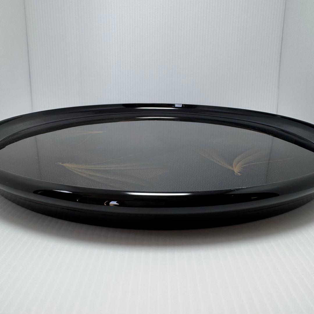 新品 高級 輪島塗 三谷吾一 とんぼ 錦皿 漆器 飾り皿 伝統工芸 共箱 説明書